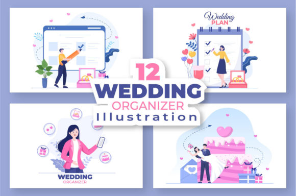 12 Wedding Organizer Illustration: A Designer's Creative Toolkit