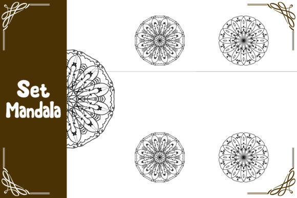 Mandala Wedding Decor Background Set: Elevate Your Designs