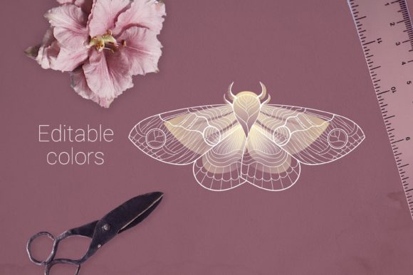 Wedding Butterfly Vector Element: Elegant Design Asset