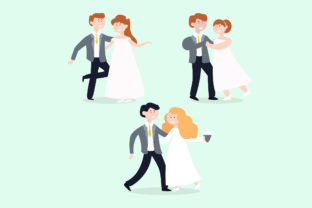 Wedding Couple Illustration Design