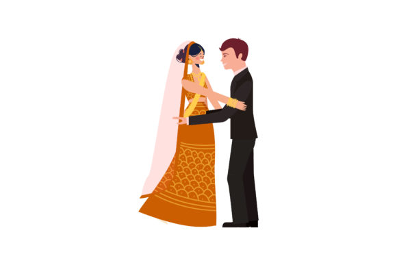 Wedding Couple Romantic Character Art: Elevating Your Design Projects